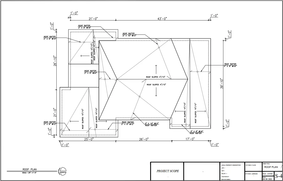 Roof structure condition assessment for structural repair design